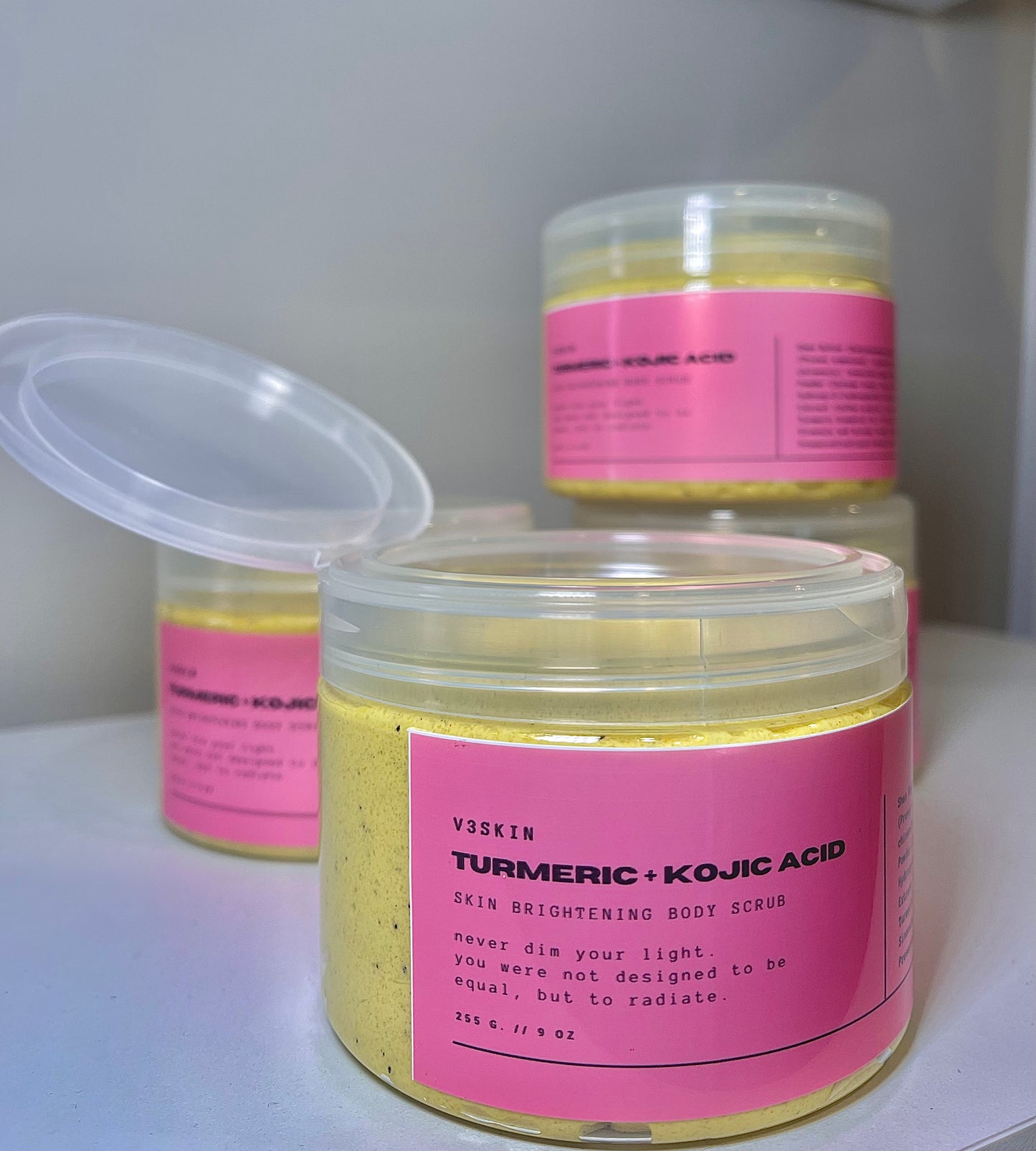 Turmeric + Kojic Acid Brightening Body Scrub