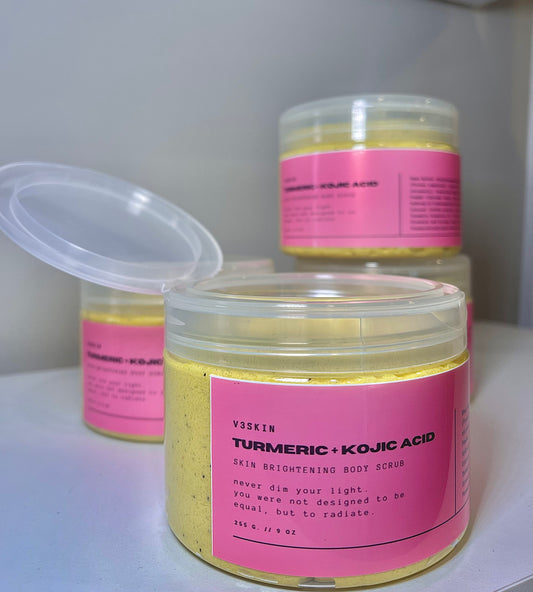 Turmeric + Kojic Acid Brightening Body Scrub